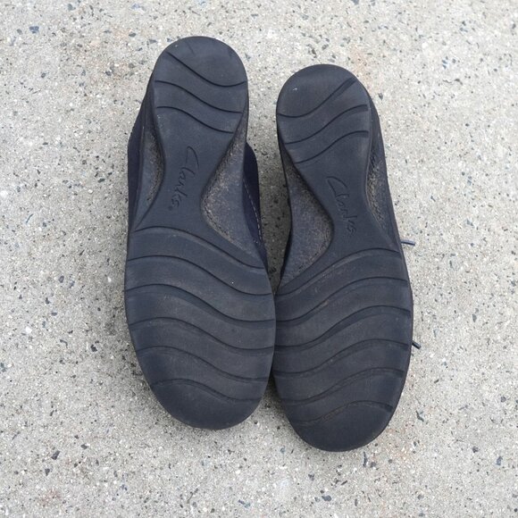 Clarks Bendables Suede Lace Up Moc Toe Comfort Boots 7.5 - Picture 7 of 9